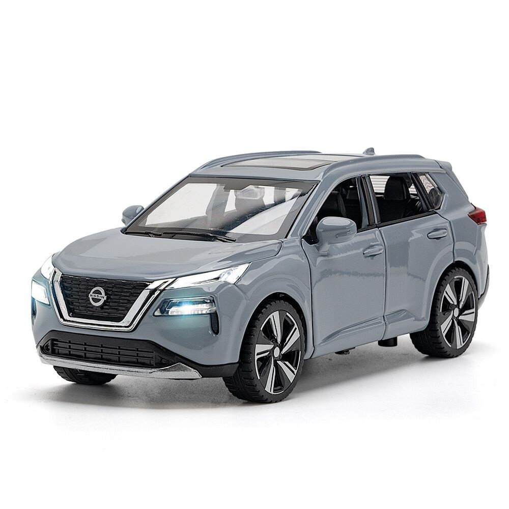 Игрушечная машинка Nissan X-Trail 2022 Chiyuan, 1:32, металл, реалистичный дизайн
