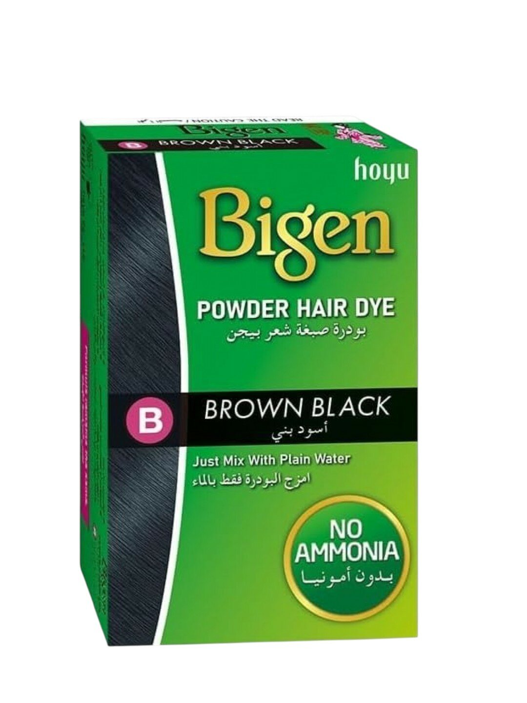 Краска для бровей - коричнево черный Bigen -powder hair dye (brown black)