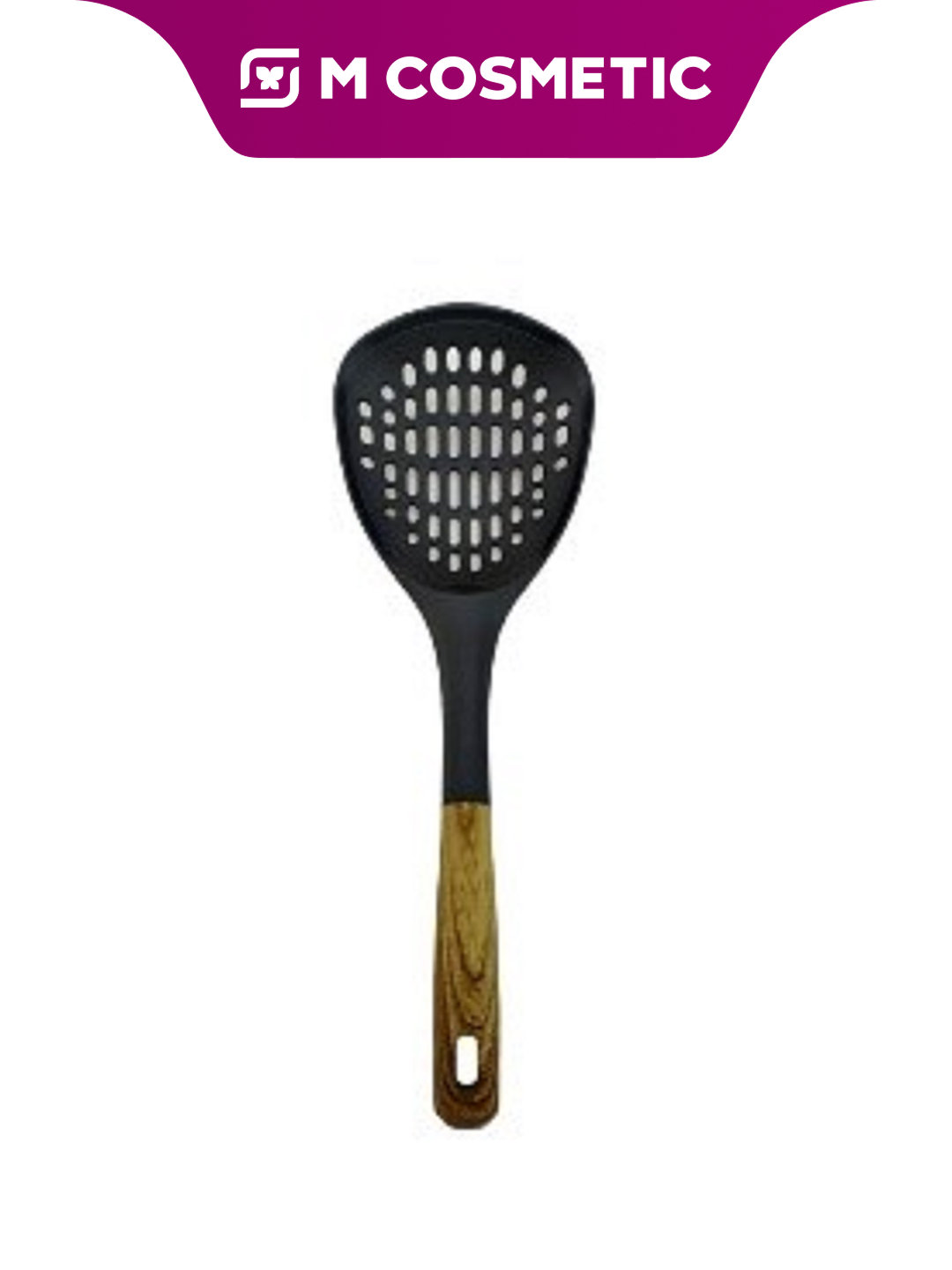 Поварешка Asia Posuda Adventurers, антискользящая, пластик, 15 см, черная