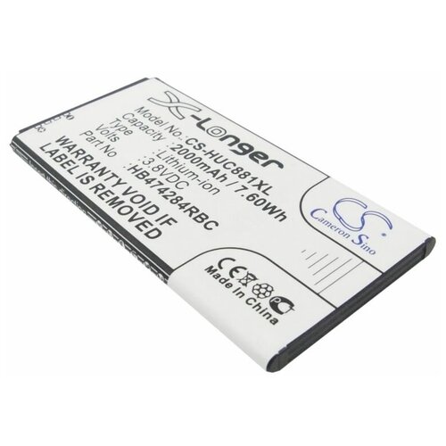 Аккумулятор Cameron Sino CS-HUC881XL 2000 мАч для HUAWEI ASCEND G615 100% orginal huawei hb444199ebc 2300mah battery for huawei ascend g660 g660 l75 l075 mobile phone batteries tools