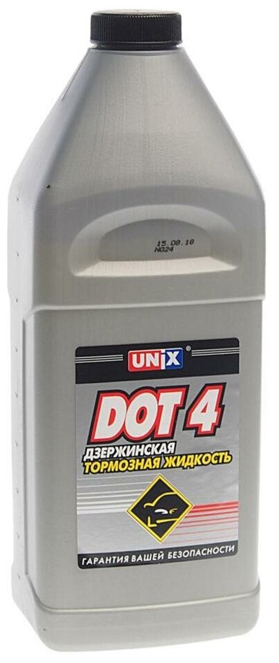 Жидкость тормозная DOT-4 0.91кг UNIX 0201-0001