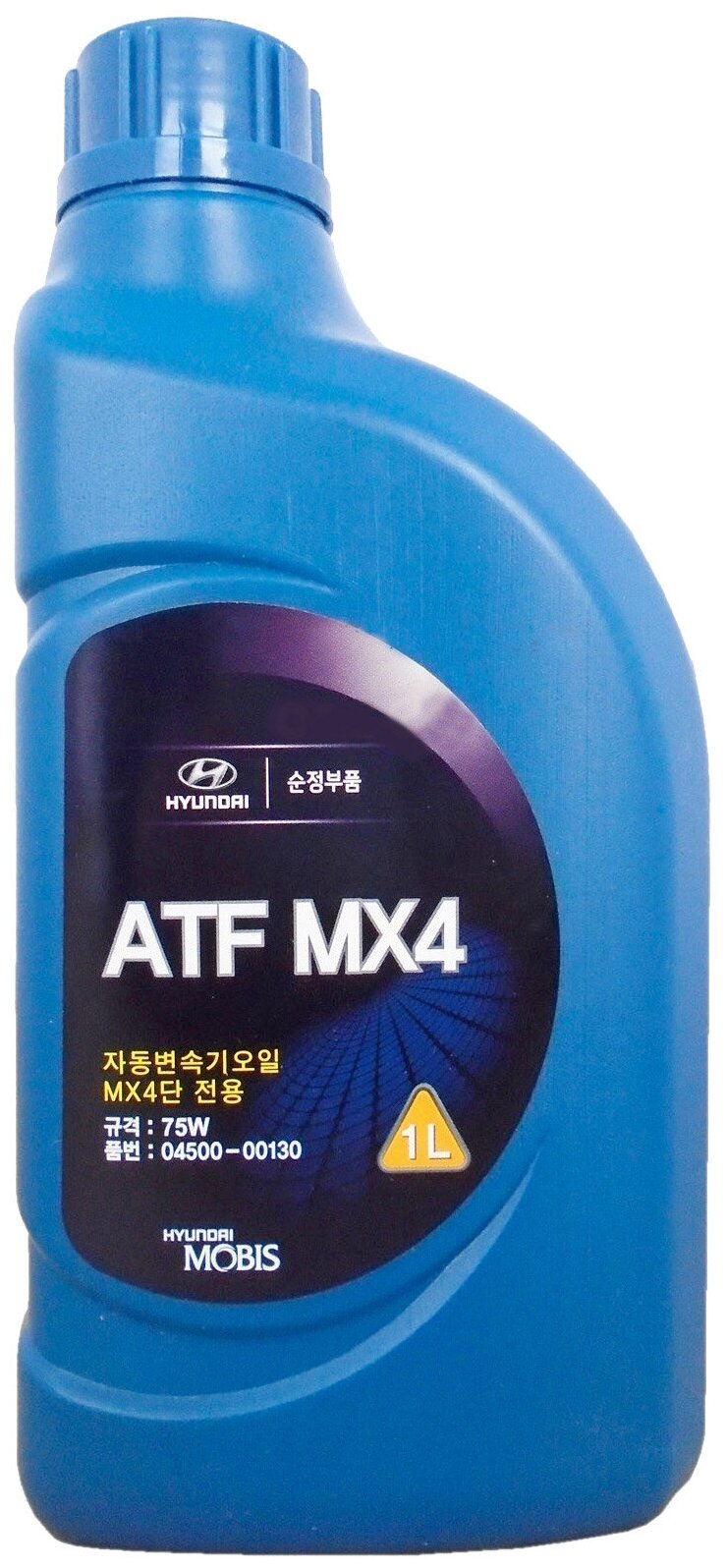 Изображение товара Масло Трансмиссионное Полусинтетическое Atf Mx4 Jws 3314 1L Hyundai-KIA арт. 0450000130