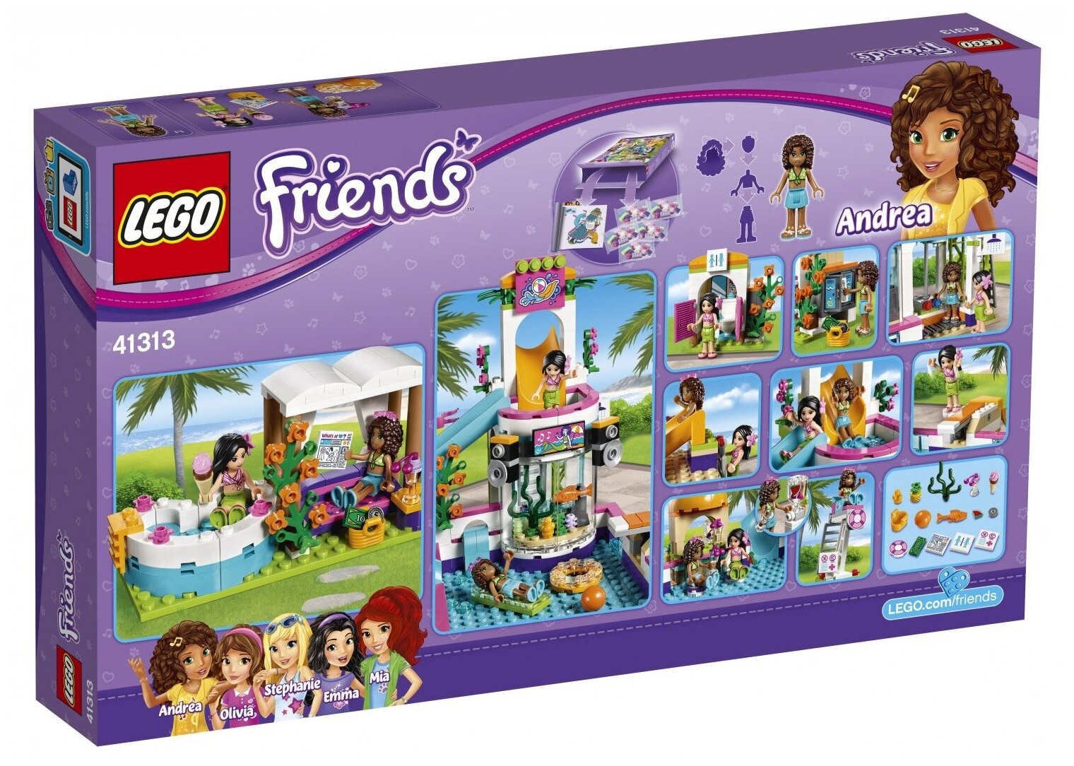 LEGO Friends Летний бассейн - фото №2