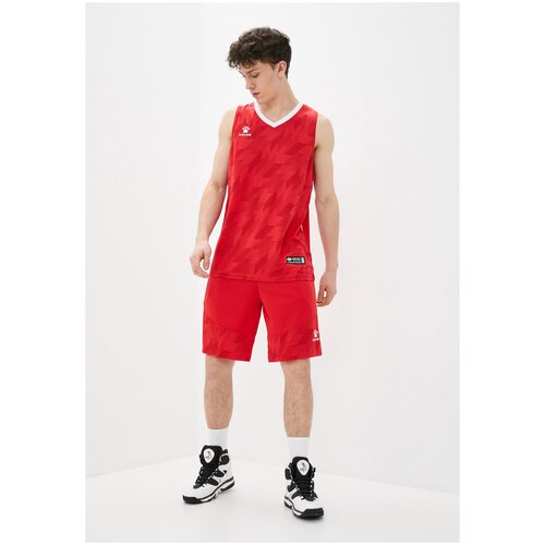Форма спортивная Kelme, размер 47, красный basketball tracksuit set basketball sports sweatsuits male sweatpants and hoodie set casual