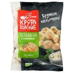 Крутогорские Пельмени с зеленью, говядина, мясо птицы механической обвалки, 900 г - изображение