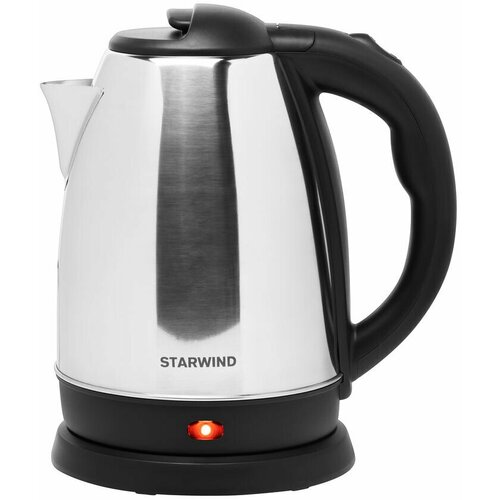 Чайник электрический STARWIND SKS1053 1500Вт серебристый и черный 197500₽