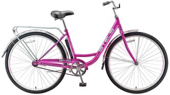 Городской велосипед STELS Navigator 345 Lady 28 Z010 (2017) фиолетовый 20" (требует финальной сборки)