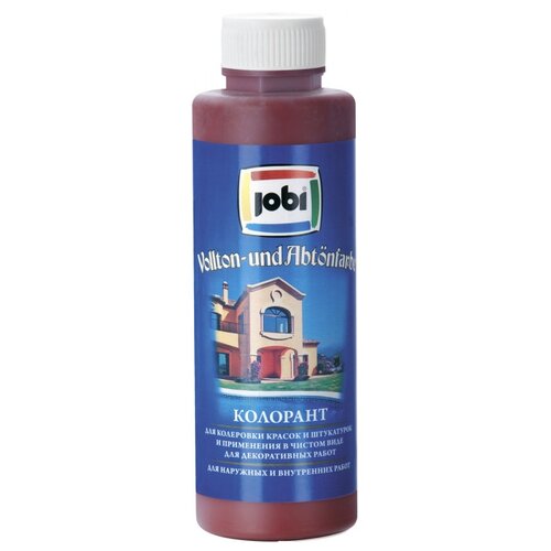 Колеровочная краска Jobi Vollton-Und Abtonfarbe, 915 бордовый, 0.5 л, 0.7 кг
