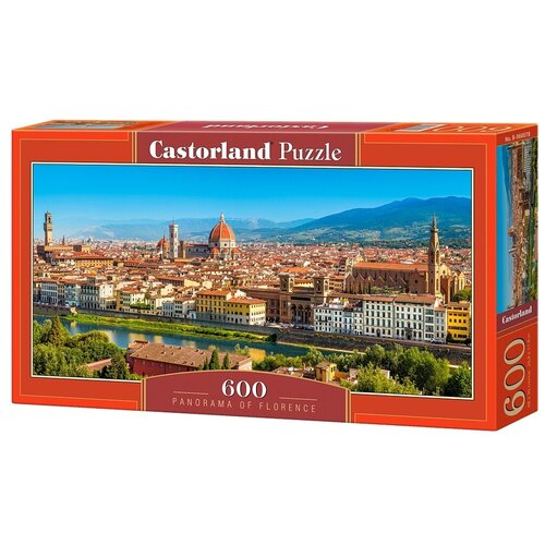 Пазл Castorland Panorama of Florence (B-060078), 600 дет., 47х33х4 см, светло-желтый