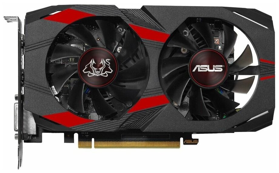 Видеокарта ASUS Cerberus GeForce GTX 1050 Ti OC 4GB (CERBERUS-GTX1050TI-O4G), Retail