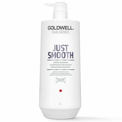 Goldwell Dualsenses Just Smooth Taming Shampoo - Усмиряющий шампунь для непослушных волос 1000 мл goldwell dualsenses just smooth taming shampoo усмиряющий шампунь для непослушных волос 250 мл