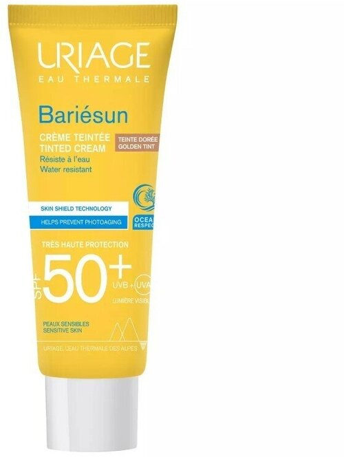 Барьесан SPF 50+ тональный крем золотистый