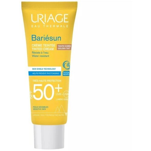 Uriage Bariesun Creme Teintee Тональный крем золотистый оттенок SPF50+, 50 мл