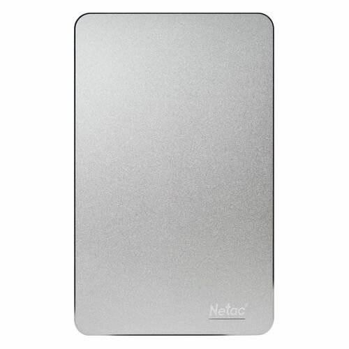 Внешний жесткий диск 2.5'' Netac 1Tb, micro USB 3.0, алюминиевый корпус, серебристый - фото №10