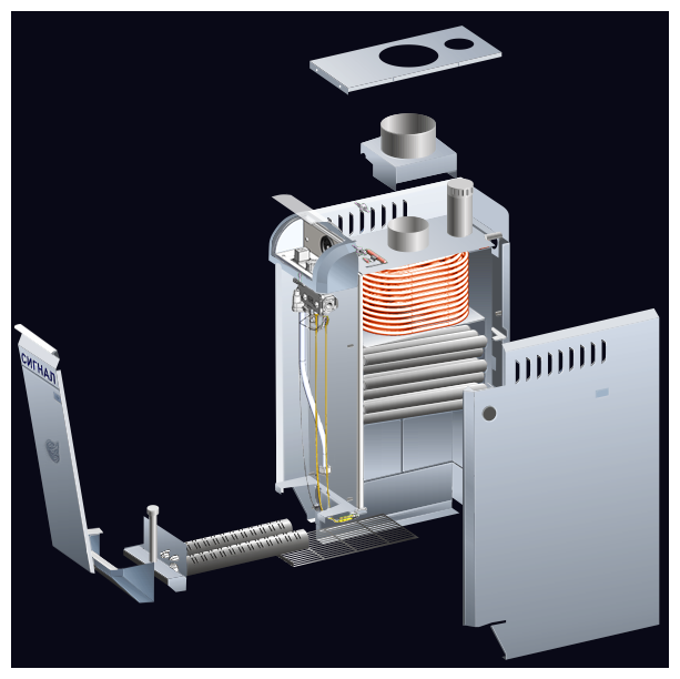 Газовый котел Сигнал (S-TERM) КОВ-16 СКс (с итальянской автоматикой Eurosit 630) одноконтурный - фотография № 5