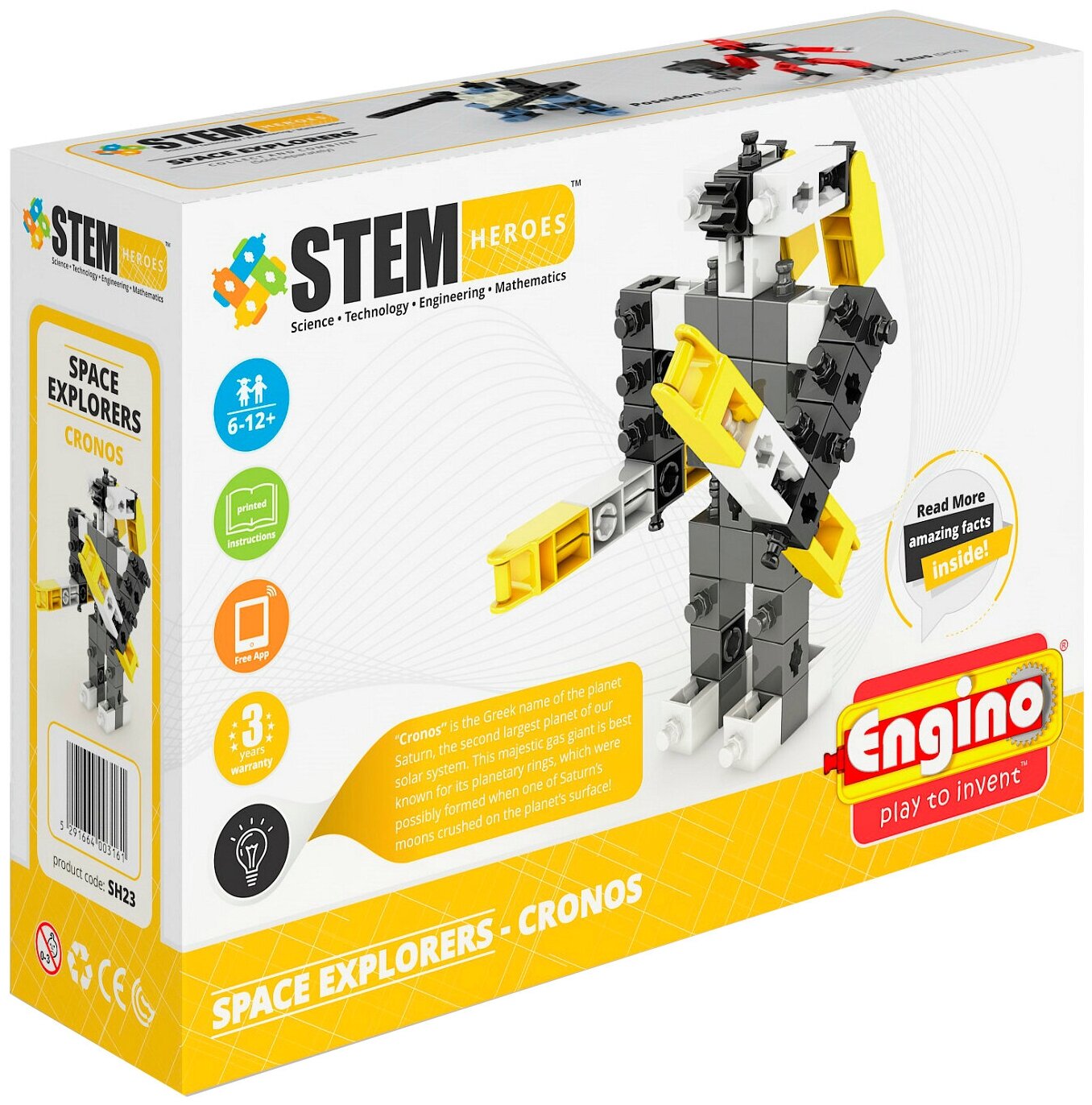 ENGINO STEM Heroes SH23 Покорители Космоса - Кронос