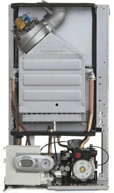 Конвекционный газовый котел Ferroli Divatech D F 32, 32 кВт, двухконтурный - фотография № 11