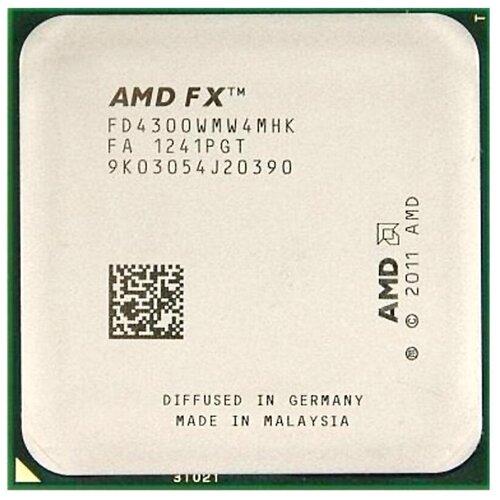 Процессор AMD FX-4300 AM3+, 4 x 3800 МГц, OEM процессор amd fx 6300 am3 6 x 3500 мгц oem