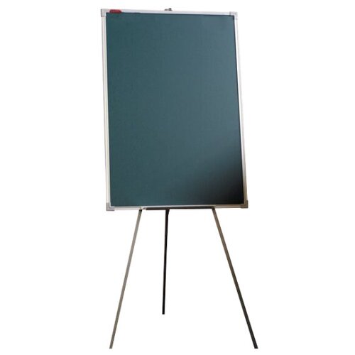 мольберт магнитно маркерный 75х50 см boardsys двухсторонний белый стойка домик с полочкой Доска меловая BoardSYS двухсторонняя на треноге МБ2*70М 100х70 см, зеленый