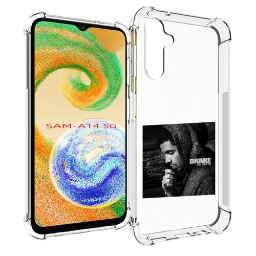 Чехол MyPads Drake - The Motto для Samsung Galaxy A14 4G/ 5G задняя-панель-накладка-бампер