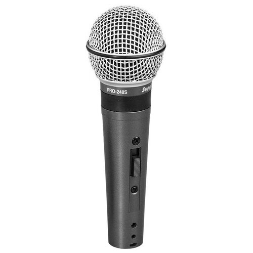 Superlux PRO248S, разъем: XLR 3 pin (M), черный микрофон проводной superlux e205 разъем xlr 3 pin m черный