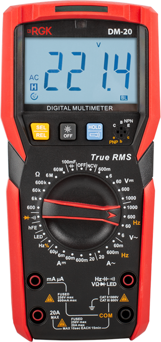RGK DM-20 Цифровой мультиметр