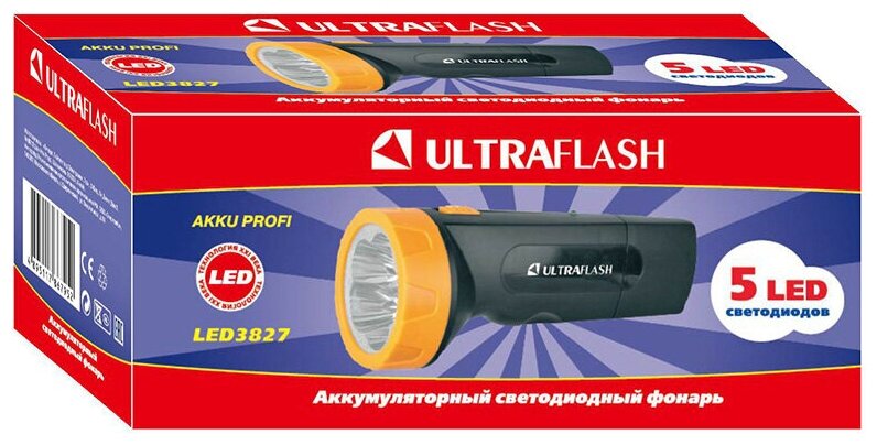 Аккумуляторный фонарь Ultraflash - фото №2