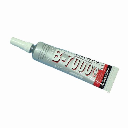 Клей B-7000 15ml прозрачный 2pcs piece 25ml b 7000 industrial glue jewellery craft rhinestone