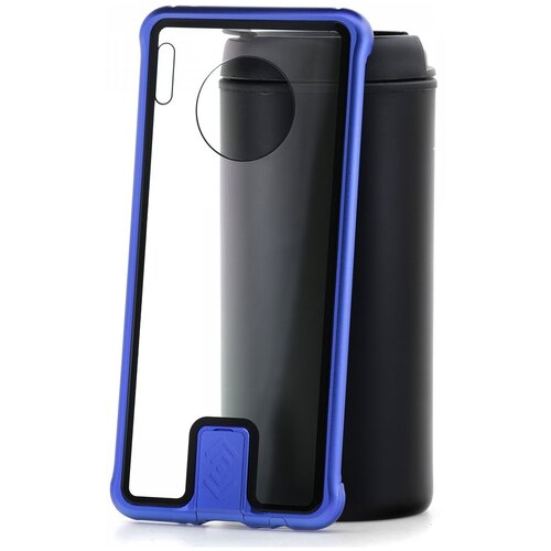 фото Чехол на huawei mate 30 kruche push-pull frameless blue кruче