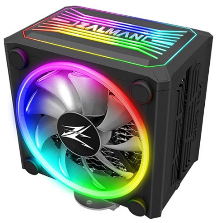 Кулер для процессора ZALMAN CNPS16X Black, 120mm RGB FAN, 4 HEAT PIPES, 4-PIN PWM, 1350-2700 RPM, 20-32DBA, LONG LIFE BEARING, FULL SOCKET SUPPORT