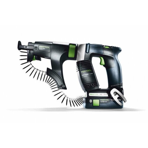 Шуруповерт аккумуляторный для ГКЛ Festool DWC 18-4500 Li 42 Set768941 8465000₽