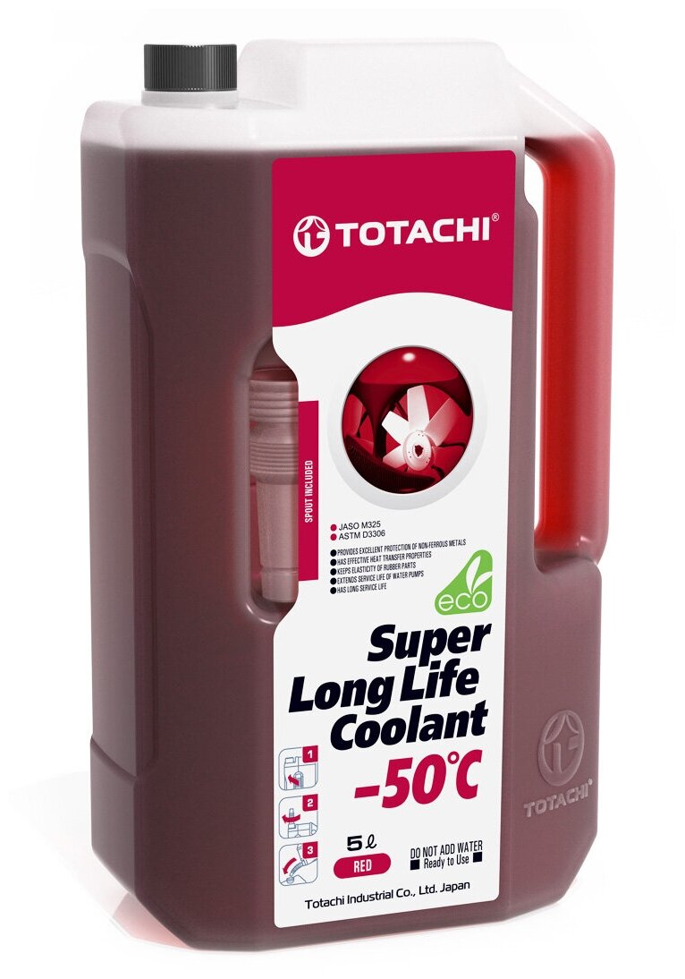 TOTACHI 41905 Охлаждающая жидкость TOTACHI SUPER LLC RED -50C 5л 1шт