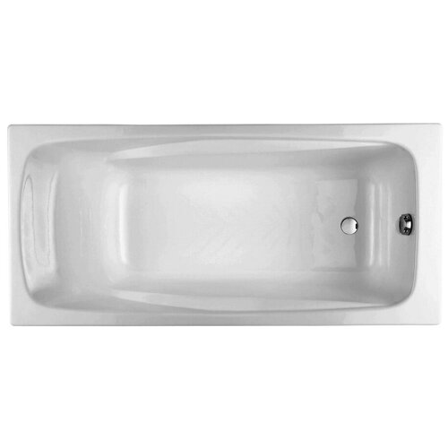 Ванна Jacob Delafon Repos 170x80 без антискользящего покрытия (E2918-S), чугун, глянцевое покрытие, белый ванна jacob delafon repos 160x75 e2929 00