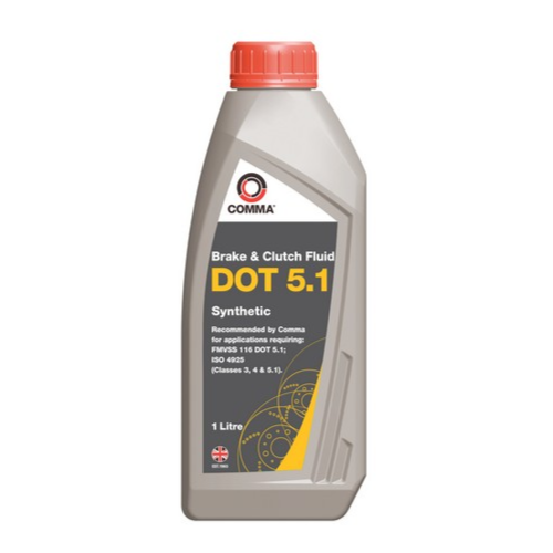 Comma Dot 5.1 Brake Fluid (1l)_жидкость Тормозная! Dot 5.1 COMMA арт. BF51L