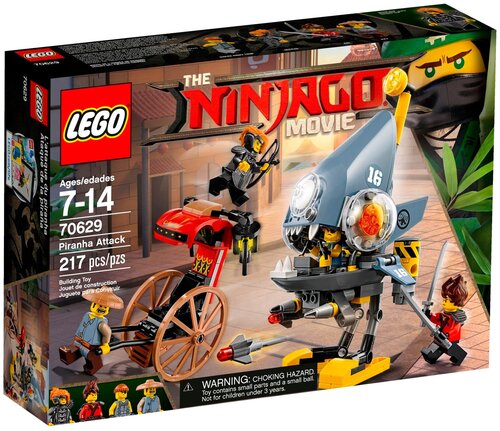 Конструктор LEGO The Ninjago Movie 70629 Нападение пираньи, 217 дет.