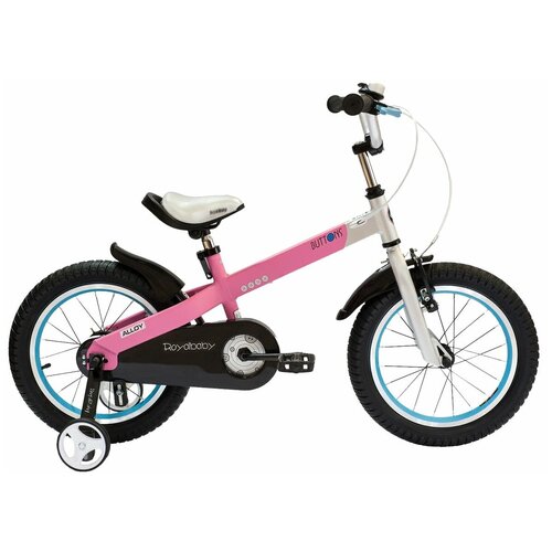 фото Детский велосипед royal baby rb18-16 buttons 18 alloy розовый (требует финальной сборки)