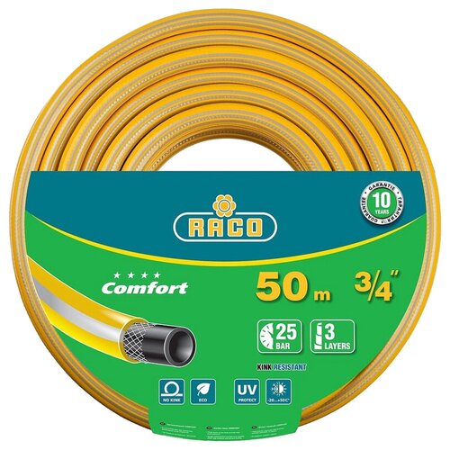 Шланг RACO Comfort, 3/4, 50 м шланг raco expert 4 х слойный 1 2 20 м