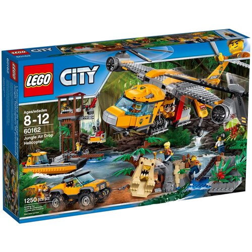 фото Конструктор lego city 60162 вертолёт для доставки тяжёлых грузов