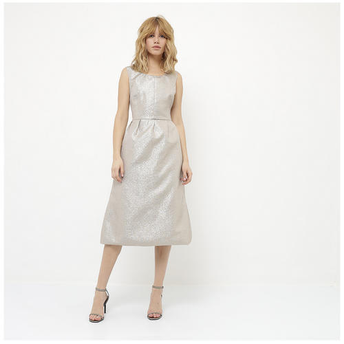 фото Вечернее платье золотое из парчи blumig р.42-44