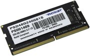 Оперативная память 8Gb DDR4 2400Mhz Patriot SO-DIMM (PSD48G240081S)