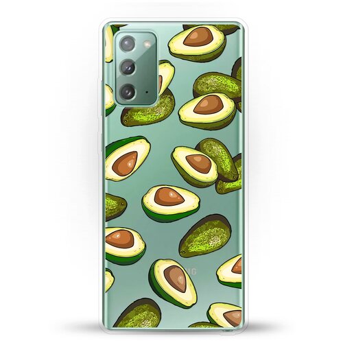 фото Силиконовый чехол авокадо на samsung galaxy note 20 andy & paul
