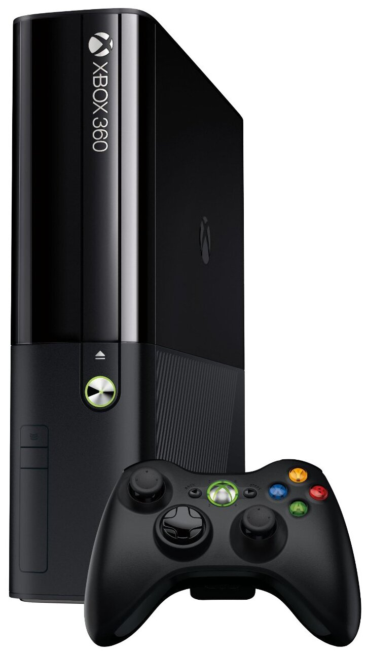 Игровая приставка Microsoft Xbox 360 E 250 ГБ HDD, без игр, черный