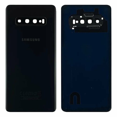 задняя крышка для samsung g975f s10 черный Задняя крышка для Samsung Galaxy S10+ (G975F) Черный - Премиум