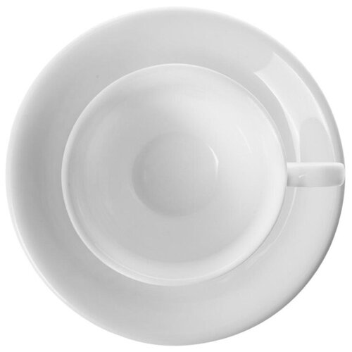 Чайная пара Chan Wave Classic фарфор, белый, V=220мл, фк0148