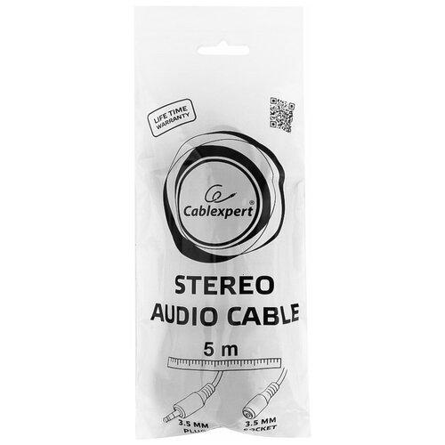 Удлинитель Cablexpert mini Jack 3.5 mm - mini Jack 3.5 mm (CCA-423), 1 шт., черный