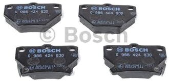 Дисковые тормозные колодки задние Bosch 0986424630 для Toyota (4 шт.)