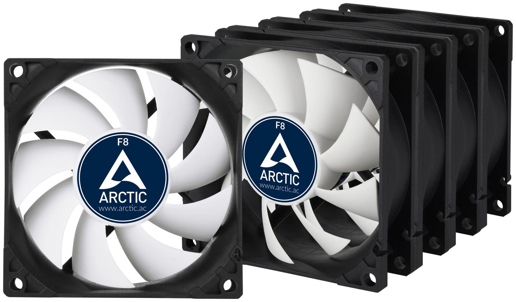 Вентилятор 80х80х25 Arctic F8 Value pack (5pc) (ACFAN00061A)
