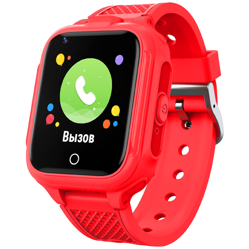 фото Детские умные часы geozon 4g plus, red