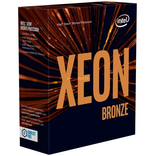 Процессор Intel Xeon Bronze 3206R CD8069504344600 Cascade Lake 8C/8T 1.90GHz (LGA3647, UPI 9.6 GT/s, L3 11MB, 14nm, 85W) Tray