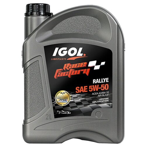 Масло для спортивных автомобилей IGOL RACE FACTORY RALLYE 5W50 (1L)